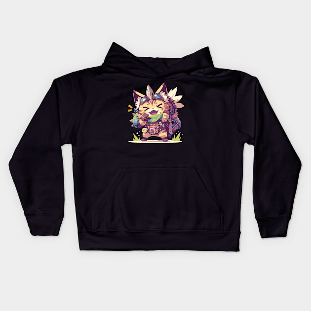 monster hunter Kids Hoodie by peterdoraki